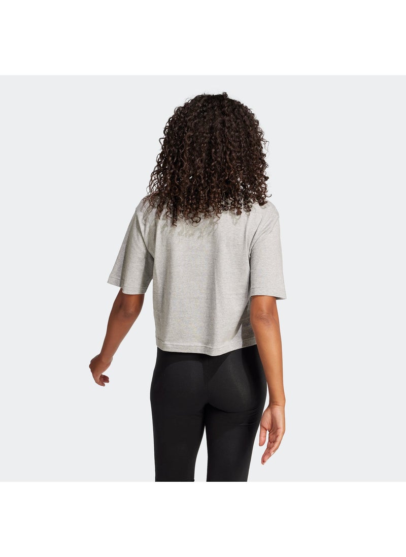 Adidas Essential Big Logo Boyfriend T-Shirt - Image 2